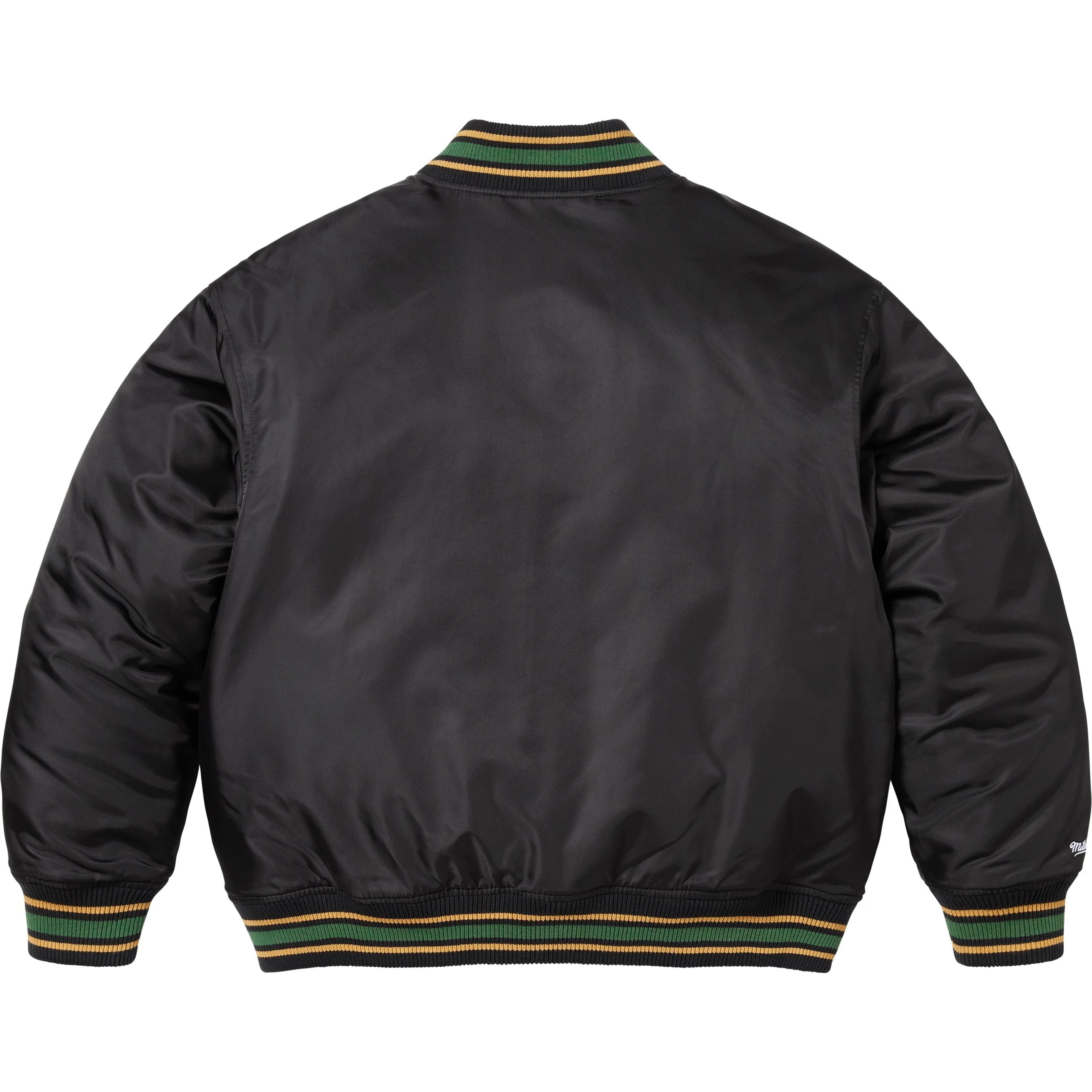 Supreme®/Mitchell & Ness® Camo Logo Varsity Jacket view 4
